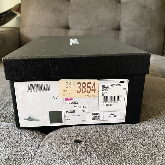 COPY - CHANEL Black Patent CC Backless Espadrille… - Picture 6 of 6